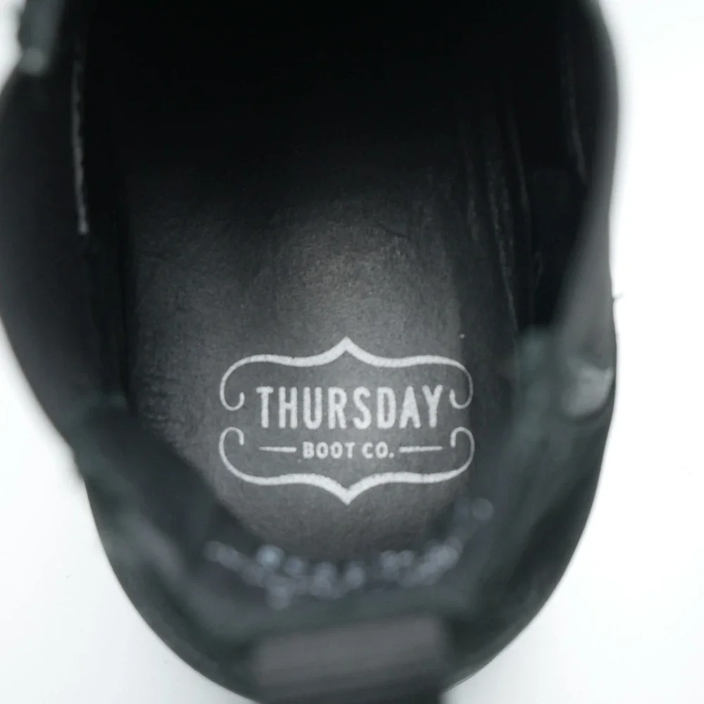 Thursday Boot Co Legend Everday Chelsea Boots Mens 11.5 Black Leather Handmade
